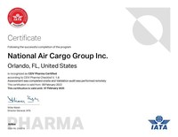 National Airlines Awarded IATA's CEIV Certification for Pharmaceuticals Logistics