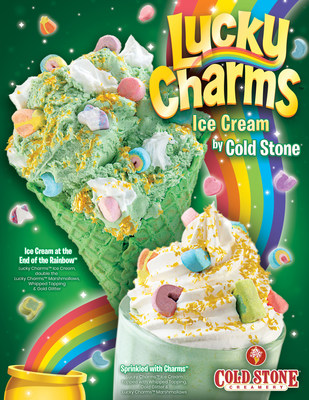 Cold Stone's Lucky Charms Creation and Shake