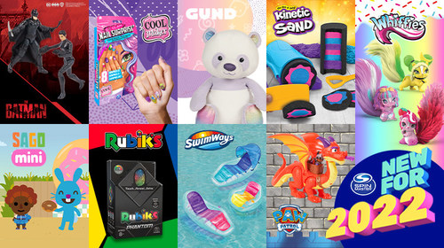 Spin Master Forecasts Fun For 2022 with Toys and Activities that Inspire Creators, Fuel Fandoms and Promote Inclusive Play (CNW Group/Spin Master)