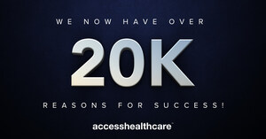 Access Healthcare reaches growth milestone - 20,000 employees and counting.