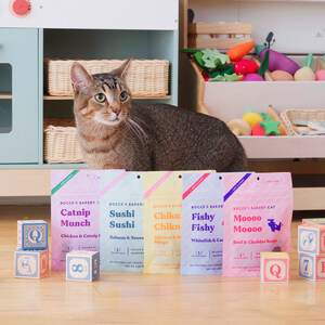 Bocce's Bakery, A Fast-Growing Brand of All-Natural Pet Treats, Announces Expansion Into Cat Treats