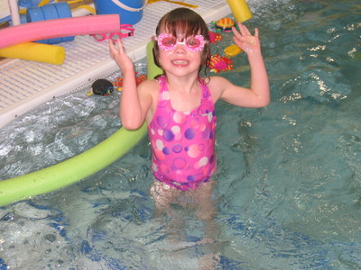 Regan Smith, pictured here as a young girl, swam at FOSS in the Minneapolis/St Paul, Minnesota area from ages 5 to 7.