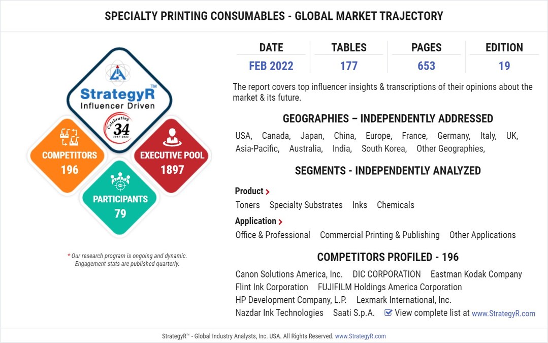 Valued to be $44.4 Billion by 2026, Specialty Printing Consumables Slated for Robust Growth Worldwide - Vimarsana News