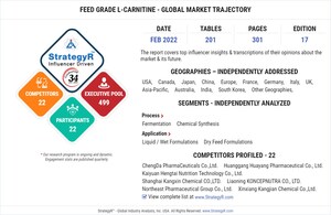 Global Industry Analysts Predicts The World Feed Grade L-Carnitine Market To Reach $56.9 Million by 2026