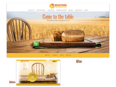 The Grain Foods Foundation's newly updated website makes it easier than ever before for consumers to access science-based, grains-related nutrition resources.