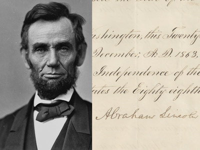 Abraham Lincoln's pardon for Conspiracy to Overthrow the US government