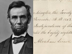 Conspiracy to Overthrow the US Government: Abraham Lincoln Original Signed Document Up For Sale For First Time in a Century