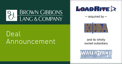 Brown Gibbons Lang & Company (BGL) is pleased to announce the sale of Load Rite Trailers, Inc. (Load Rite), a leading supplier of specialty trailers and aftermarket components to the marine industry, to KODA Enterprises Group (KODA) via KODA’s wholly owned holding company Waterland, LLC (Waterland). BGL’s Industrials investment banking team served as the exclusive financial advisor to Load Rite in the process. The specific terms of the transaction were not disclosed.