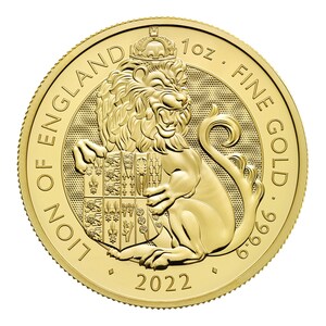 The Lion of England roars its way into The Royal Mint's Royal Tudor Beasts collectable and bullion coin range