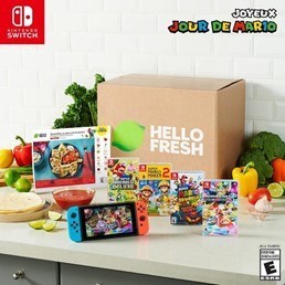 Retrouvez vos soirées de jeu avec HelloFresh et Nintendo Switch™