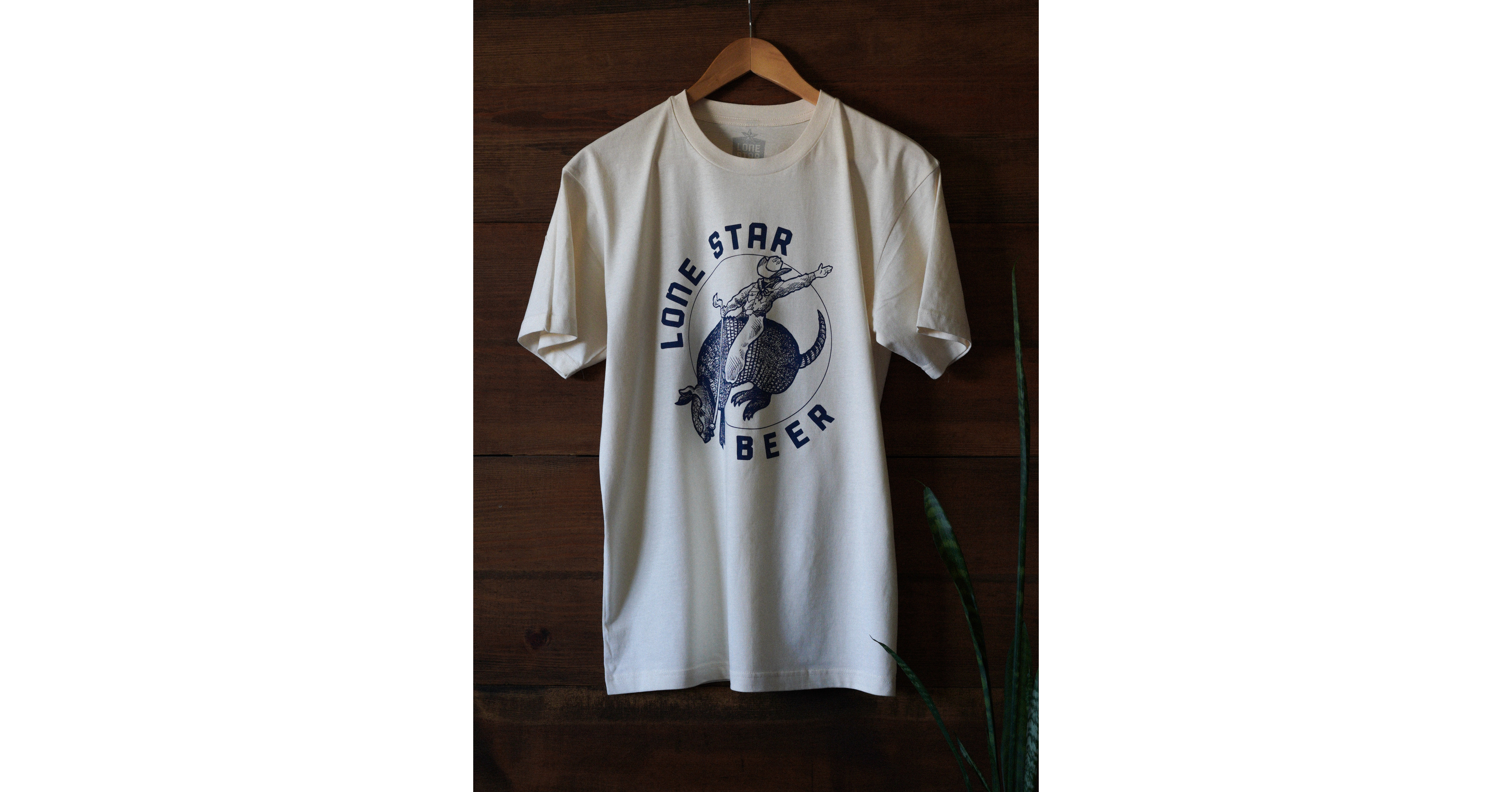 Lone Star Cowboy Tee - Vintage White