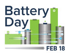 NATIONAL BATTERY DAY IS FEBRUARY 18 - A TIME TO RECOGNIZE LEAD BATTERIES' IMPORTANCE TO A ROBUST U.S. ECONOMY