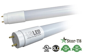US LED, Ltd. Launches A New Generation of High Efficacy Type B T8 LED Tubes With Up To 194 Lumens Per Watt