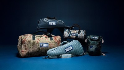 Kellogg's* Vector* is helping Canadians get back in the game with the launch of Off The Couch Bags - a line of five, one-of-a-kind, limited-edition sports bags made from the couches we've been stuck on for so long. (CNW Group/Kellogg Canada Inc.)