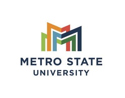 Metro State University unveiled a new logo and brand identity as it celebrates 50 years of providing an anti-racist, barrier-breaking higher education. (PRNewsfoto/Metro State University)
