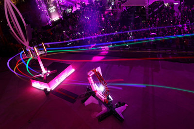 Thousands of fans attended DRL's 2021-22 Championship event in Las Vegas. Photo credit: Dylan Buell/Drone Racing League for Getty Images