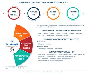 New Study from StrategyR Highlights a $111.5 Billion Global Market for Smart Buildings by 2026