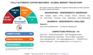 A $5.2 Billion Global Opportunity for Fully Automatic Coffee Machines by 2026 - New Research from StrategyR