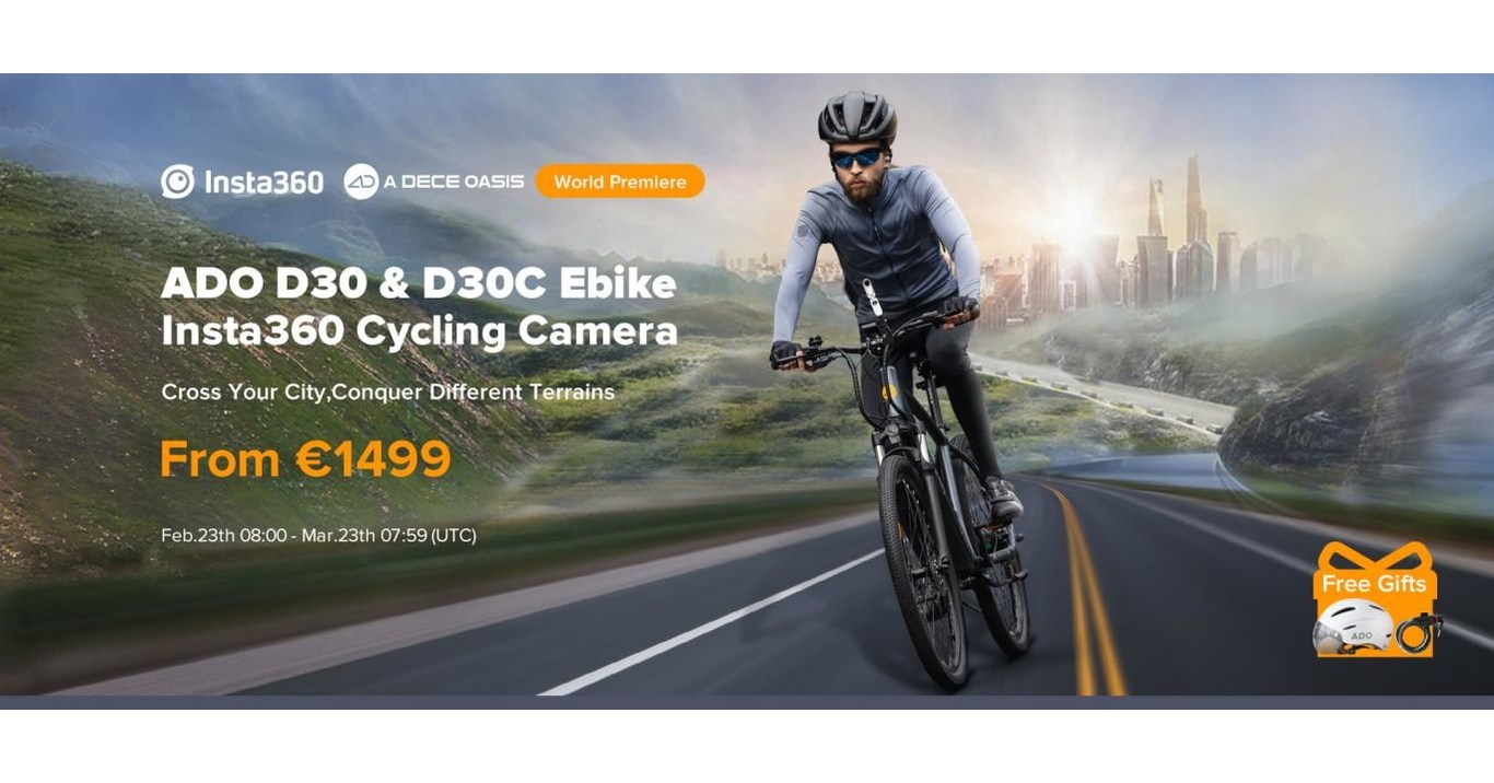 ADO pr&auml;sentiert das High-End-E-Bike D30 f&uuml;r den Stadtverkehr