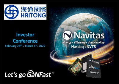 "We’re grateful to Haitong for this chance to update investors on GaN, which is not only a critical enabling technology for customers like Lenovo, Xiaomi and Dell, it’s a crucial sustainability factor too – saving 4 kg CO2 for every GaN IC shipped.” said Mr. Sheridan.