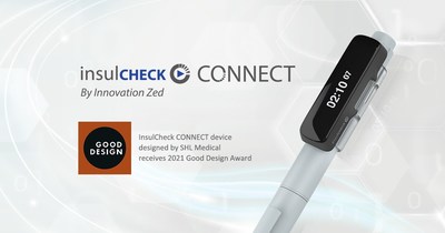 InsulCheck CONNECT by Innovation Zed, designed by SHL Medical, wins the 2021 Good Design Award.
