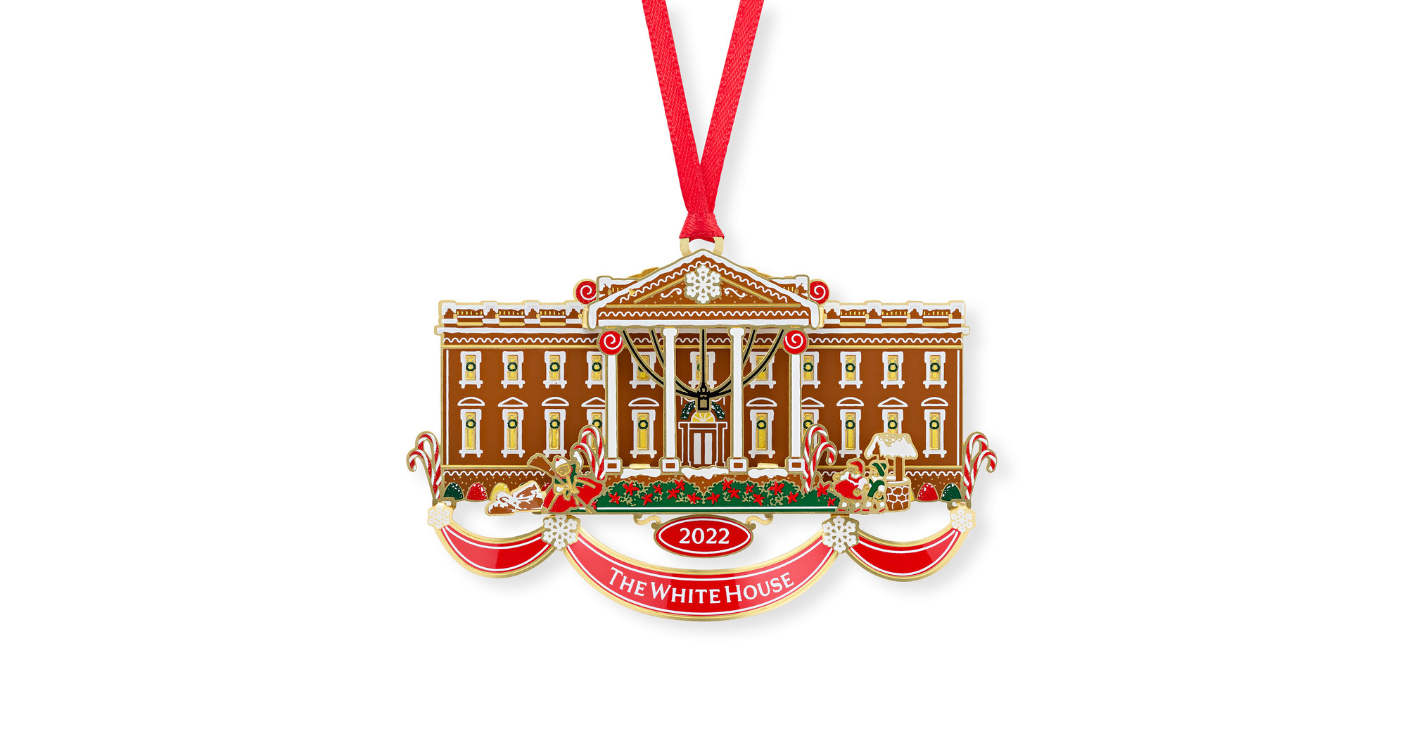 White House reveals 2022 Christmas ornament