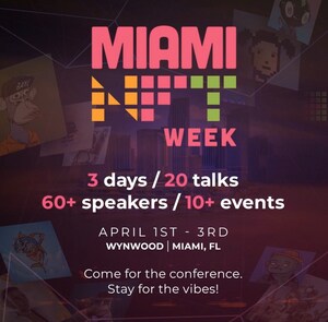 Miami NFT Week Kicks Off Miami Tech Month in April; Mark Cuban Confirmed as Headliner