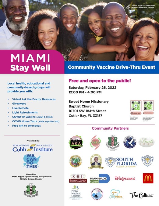 National Campaign Helping Black Communities Get Vaccinated Against COVID-19 to Wrap Up in Miami - Vimarsana News