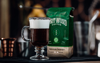 Celebrate St. Paddy's Day with a non-alcoholic Irish coffee. Make your own in three easy steps with Fire Dept. Coffee's Irish Whiskey Infused Coffee.
