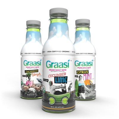 Graasi Barley Water is available in three flavors at www.graasi.com