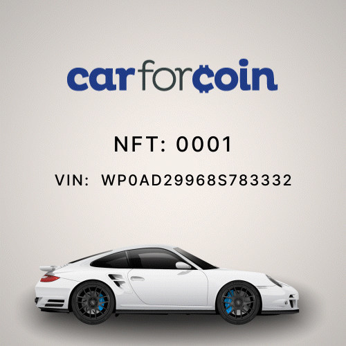 Car for Coin Real Car NFT. Includes the actual car that is depicted here.