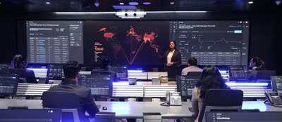 The New IBM Security Command Center in Bengaluru, India trains businesses in the art of responding to cyberattacks. Credit: IBM