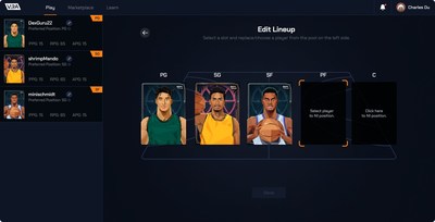 VBA is a new native basketball manager game that allows fans to strategize as general managers of their own virtual teams and compete for rewards via simulated games.