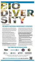 CONSERVATION AND HEALTH ORGANIZATIONS UNITE IN URGENT APPEAL FOR FEDERAL BIODIVERSITY STRATEGY