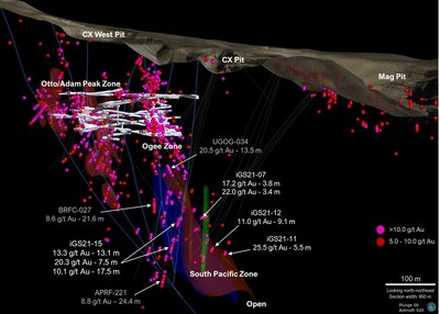 Figure 1 – 3D Section of the Granite Creek Underground Mine (CNW Group/i-80 Gold Corp)