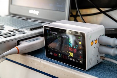 Mindray's M9 (Portable ultrasound) and BeneVision N1 (Patient monitor) mounted on ambulances