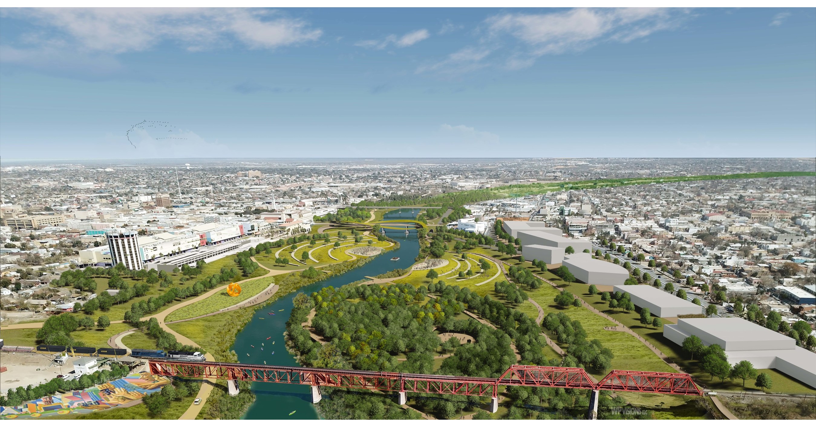 Overland Partners Architects Chosen to Create Design Plan For 6.3-mile Binational River Park along Rio Grande-Rio Bravo River Between Laredo, Texas and Nuevo Laredo, Mexico