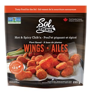 Sol Cuisine's Hot &amp; Spicy Chik'n Wings and Cauliflower Burger named Winners of the 2022 Product of the Year Canada™