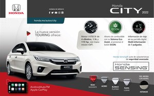 Novedades en el Honda City 2022 versión Touring