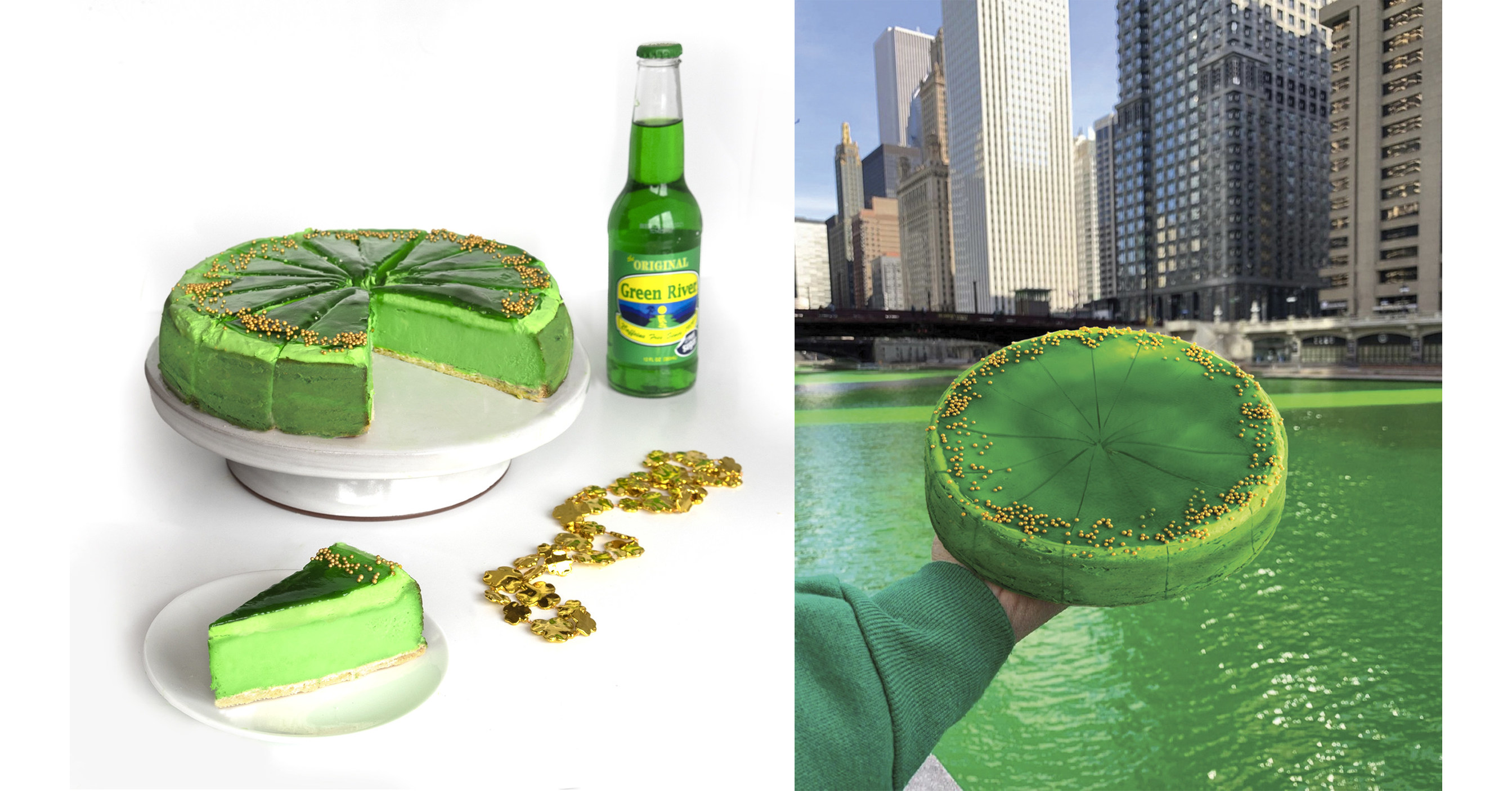 Hold On to your Shamrock and Get Ready for Eli's Green River® Cheesecake...