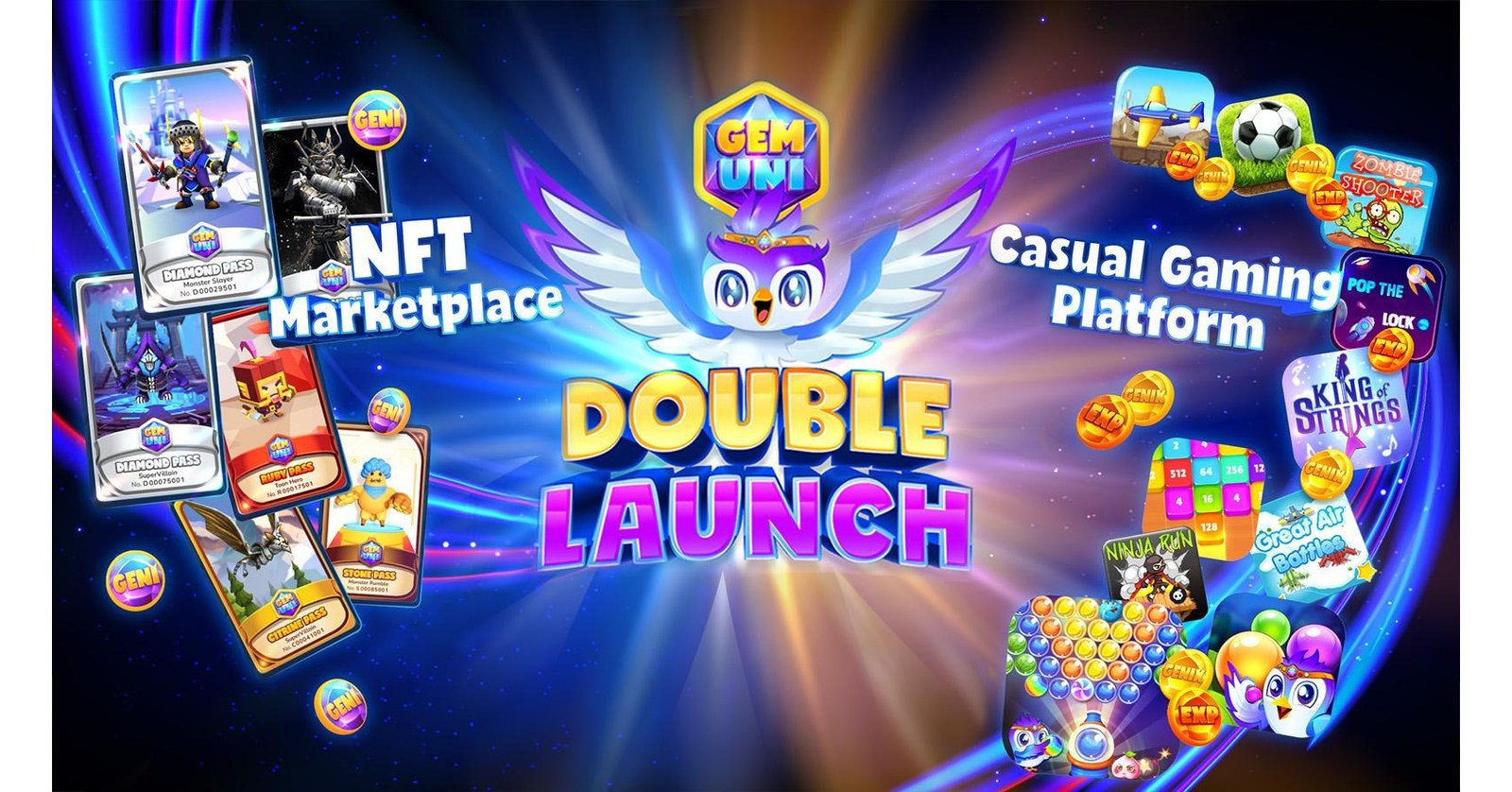 Obtenha renda lucrativa com a melhor plataforma de GameFi, a GemUni