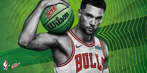 ZACH LAVINE RETURNS HOME FROM NBA ALL-STAR 2022 WITH EXCLUSIVE MTN DEW ZONE GREEN BASKETBALLS TO THANK HIS FANS