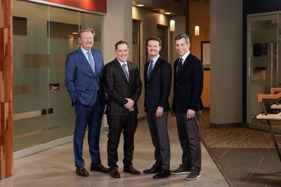 From left to right: Roger Snell, CEO; Kevin Day, Vice President, Strategic Asset Management; Ryan Withall, Vice President, Investments; Brian Ivy, Senior Vice President, Finance.