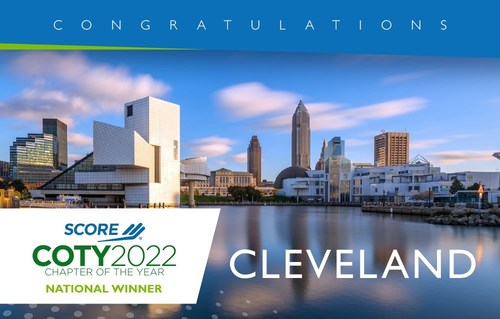 SCORE Cleveland Wins National Chapter of the Year (COTY) Award for Outstanding Service