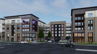 Rendering of Lincoln Station Apartments in Lone Tree, CO | Century Living