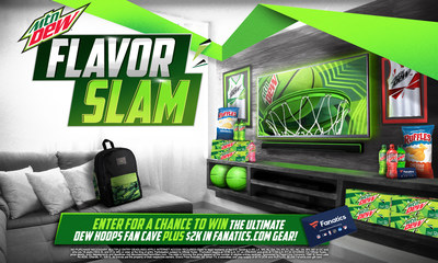 MTN DEW® and RUFFLES® are teaming up for the MTN DEW Flavor Slam to give basketball fans the chance to win the ultimate fan cave do-over.