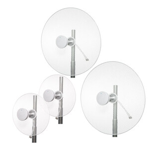 RadioWaves Adds New Low Wind Load, Dual Polarity, Mesh Dish Antennas