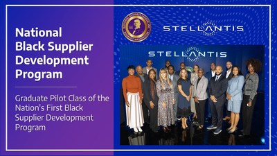 Stellantis and the National Business League (NBL) today concluded their pilot of the National Black Supplier Development Program, graduating a group of 13 Black-owned business participants.