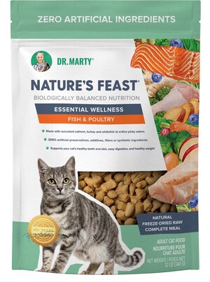 Dr. Marty Pets Celebrates Dr. Marty Nature's Feast - Essential Wellness - Fish and Poultry Achieving 250+ Positive Reviews