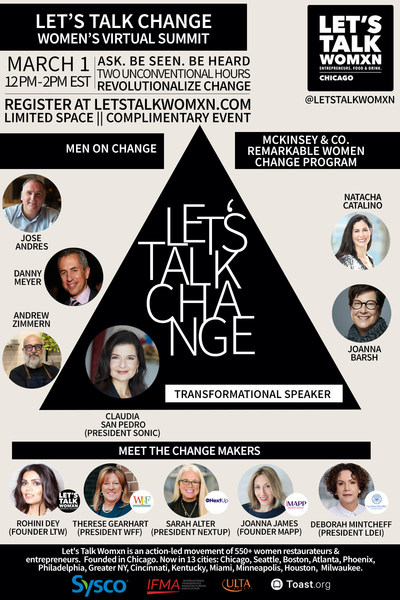 Lets Talk Change March 1 Virtual Womens Summit With Jose Andres